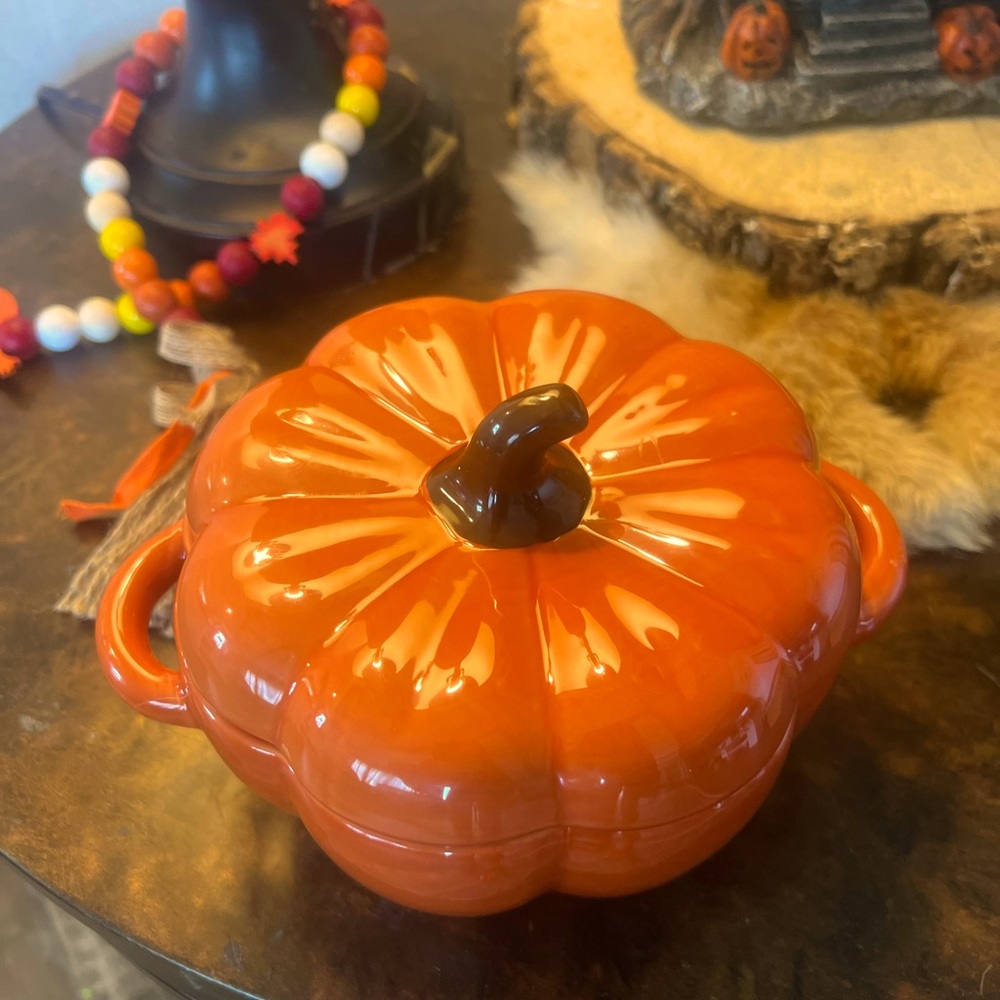 Pumpkin candle